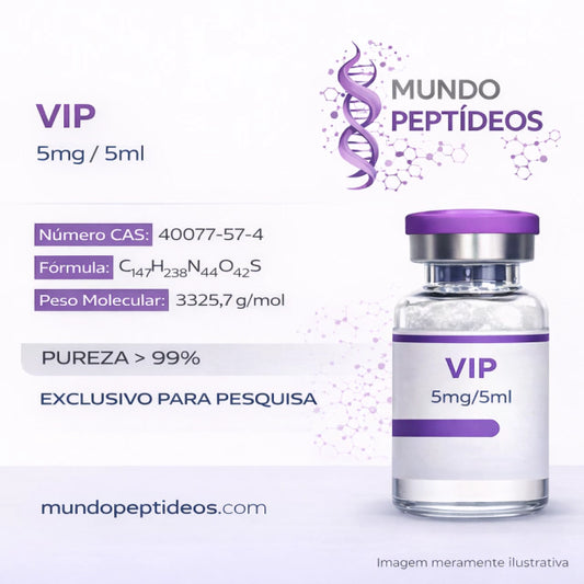 Vip 5mg (Vasoativo Intestinal Polypeptide) Genpharma - Mundo Peptideos