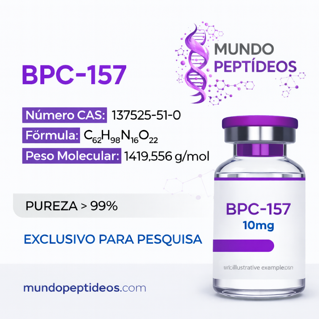 BPC-157 10mg - Cicatrização Rápida e Reparação de Lesões +Diluente (Genpharma) - Mundo Peptideos