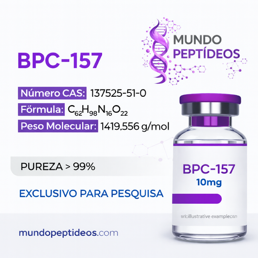 BPC-157 10mg - Cicatrização Rápida e Reparação de Lesões +Diluente (Genpharma) - Mundo Peptideos