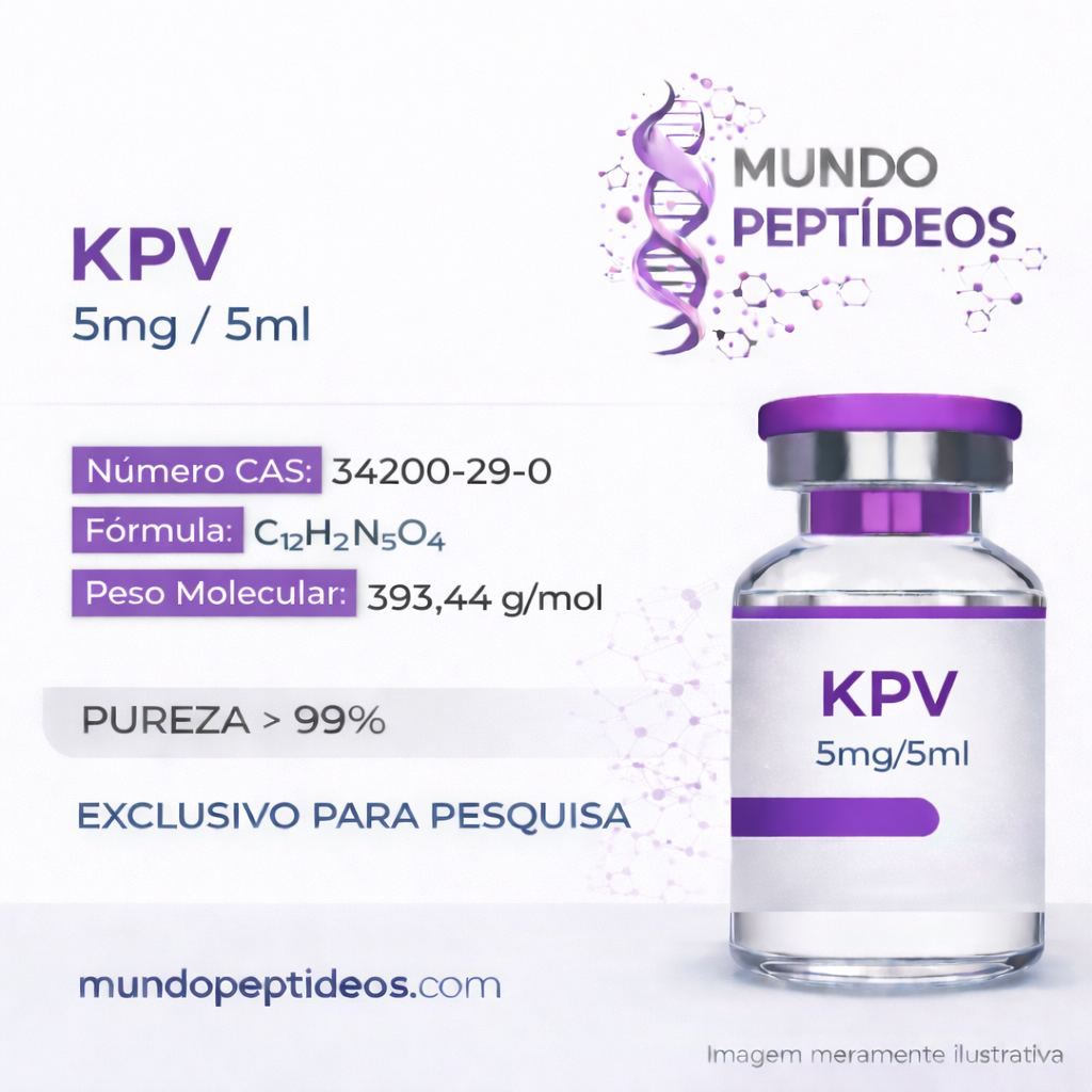 KPV 5mg (Reparador de Lesões) Gen Pharma - Mundo Peptideos