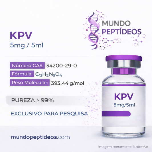 KPV 5mg (Reparador de Lesões) Gen Pharma - Mundo Peptideos