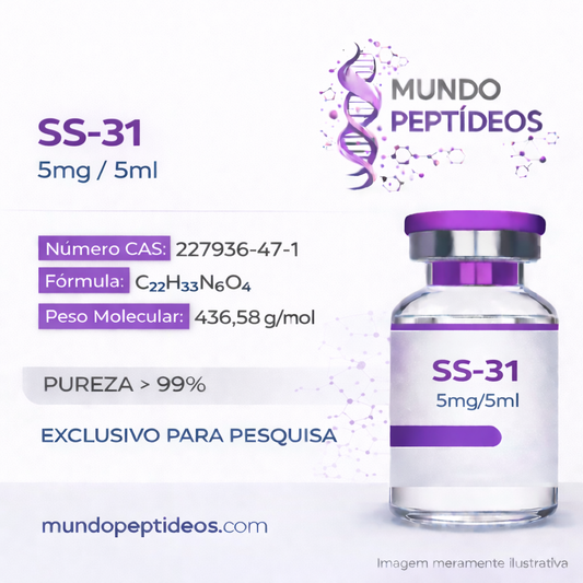 SS-31 ELAMIPRETIDA 5mg (Melhora a função Mitocondrial ) Gen Pharma - Mundo Peptideos