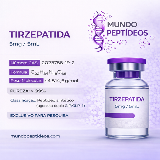 Tirzepatida 5mg - Controle de Peso e Metabolismo (Genpharma) - Mundo Peptideos