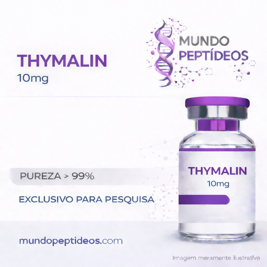 Thymalin 10mg - Fortalecimento Imunológico e Rejuvenescimento Celular +Diluente (Genpharma) - Mundo Peptideos