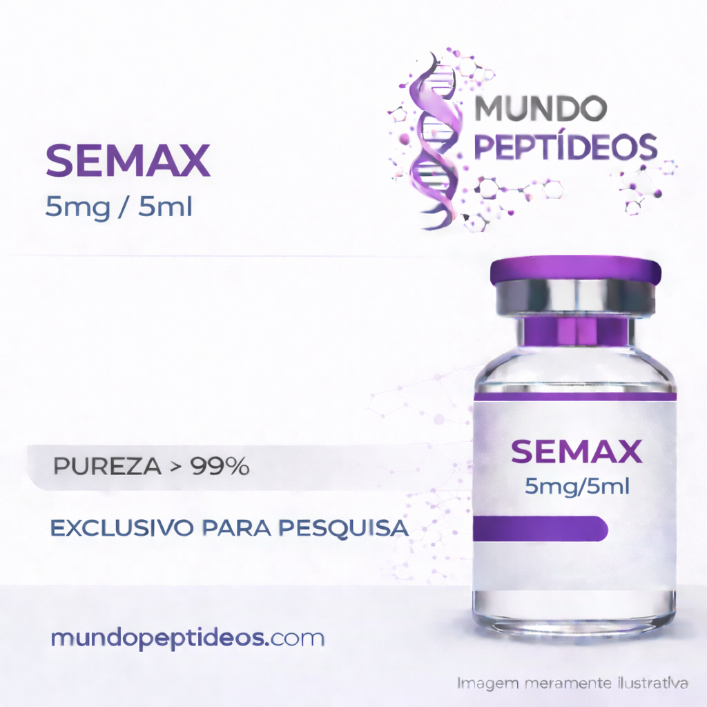 SEMAX 5mg Nootrópico (Aumento da Memoria e Raciocínio) Genpharma - Mundo Peptideos