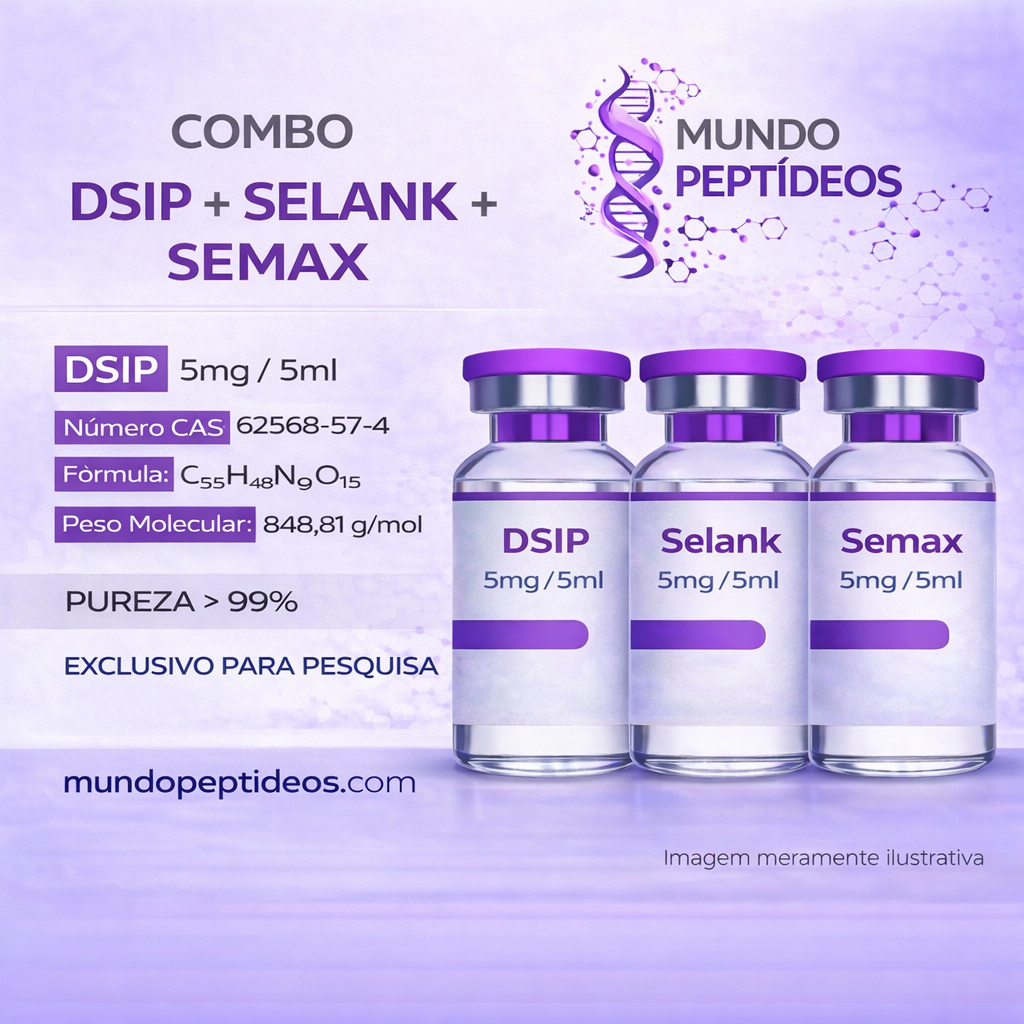 Combo Performance Mental & Recuperação - Mundo Peptideos