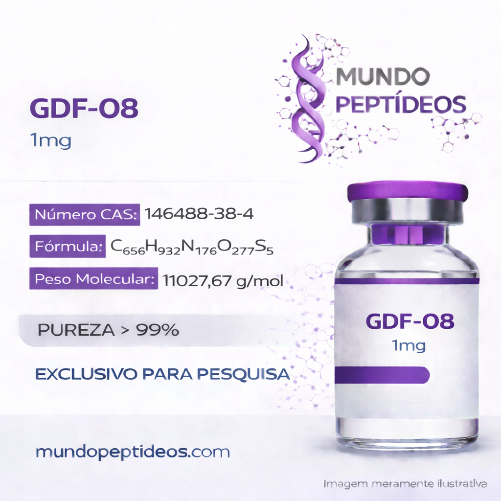GDF-8 10mg - Acelerador de Massa Muscular e Força +Diluente (Genpharma) - Mundo Peptideos