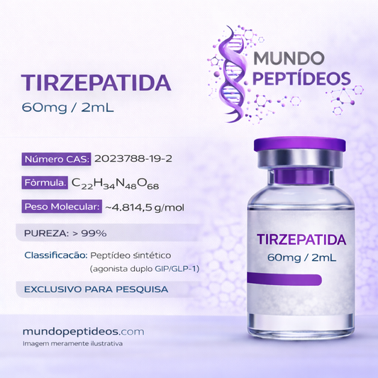 Tirzepatida 60mg - Controle de Peso e Metabolismo (Genpharma) - Mundo Peptideos