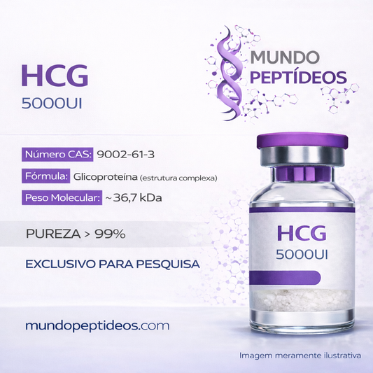 HCG 5000 UI - Gonadotrofina Humana Liofilizada + Diluente (GENPHARMA) - Mundo Peptideos
